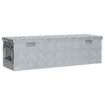 Aluminium Box 80,5x22x22 cm Silver