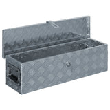 Aluminium Box 80.5x22x22 cm Silver - 45-Degree Angle