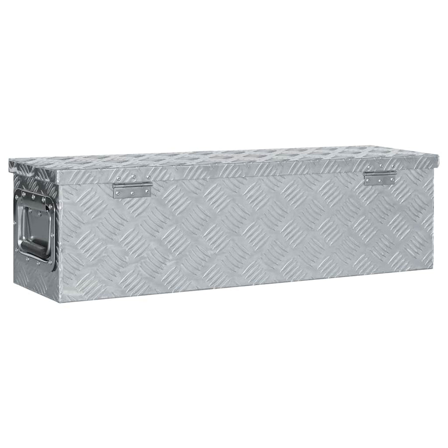 Aluminium Box 80,5x22x22 cm Silver