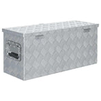 Aluminium Box 76.5x26.5x33 cm Silver