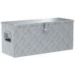 Aluminium Box 80x30x35 cm Silver