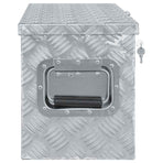 Aluminium Box 80x30x35 cm Silver
