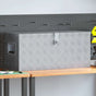 Aluminium Box 80x30x35 cm Silver