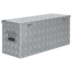 Aluminium Box 90.5x35x40 cm Silver