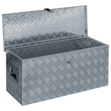 Aluminium Box 90.5x35x40 cm Silver - 45-Degree Angle