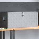 Aluminium Box 90.5x35x40 cm Silver