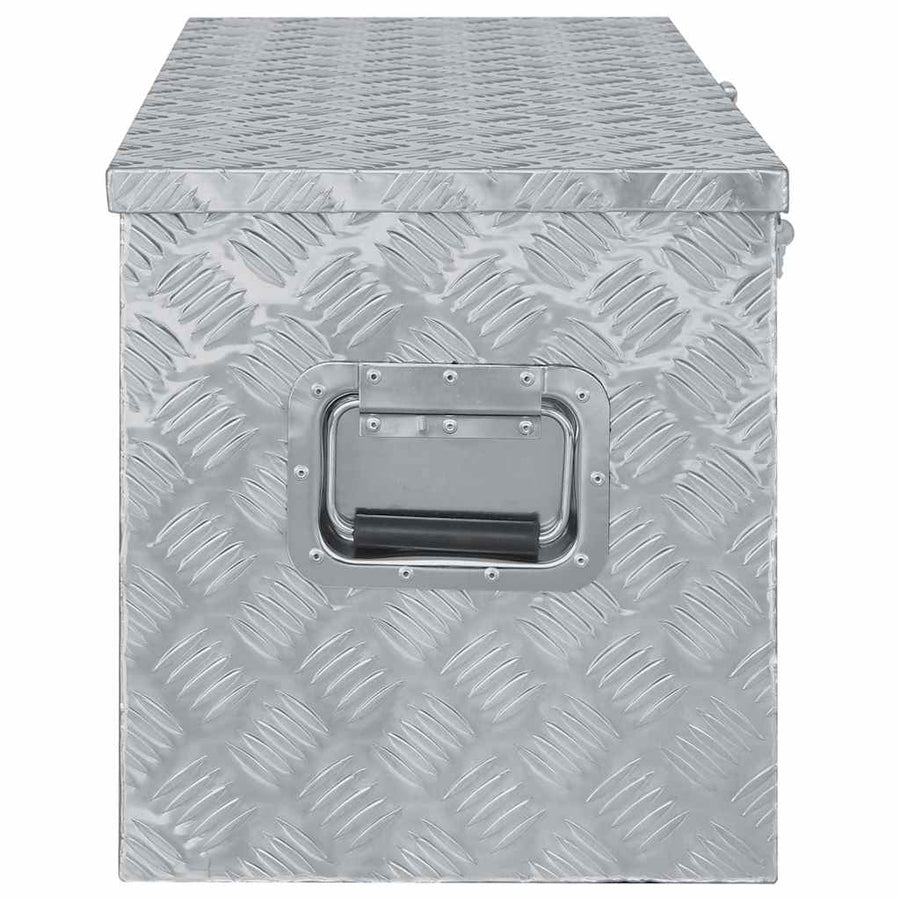 Aluminium Box 110.5x38.5x40 cm Silver