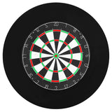 Professional Sisal Dartboard with 6 Darts and Surround