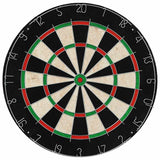 Professional Sisal Dartboard with 6 Darts and Surround
