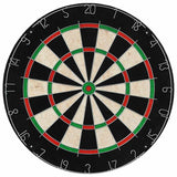 Professional Sisal Dartboard with 6 Darts and Surround - Top-Down View