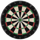 Professional Sisal Dartboard with Cabinet and 6 Darts - Side View