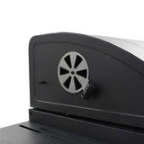 Charcoal-Fueled BBQ Grill with Bottom Shelf Black - Extra Image