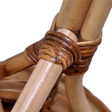 Outdoor Chair Natural Rattan Brown - Close-Up Angle