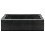 Sink 45x30x12 cm Marble High Gloss Black - 45-Degree Angle