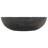 Sink 40x12 cm Marble Black - Rear View