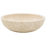 Sink 40x12 cm Marble Cream - 45-Degree Angle
