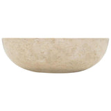 Sink 40x12 cm Marble Cream - Rear View