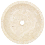 Sink 40x12 cm Marble Cream - Close-Up Angle