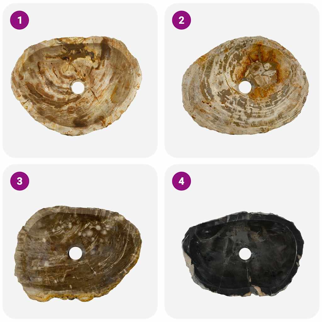 Sink 45x35x15 cm Fossil Stone Cream