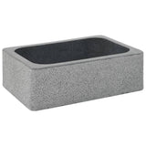 Sink 45x30x15 cm Riverstone Black - Side View