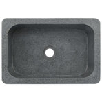 Sink 45x30x15 cm Riverstone Black