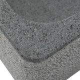 Sink 45x30x15 cm Riverstone Black - Close-Up Angle