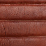 Dining Chairs 6 pcs Brown Real Leather