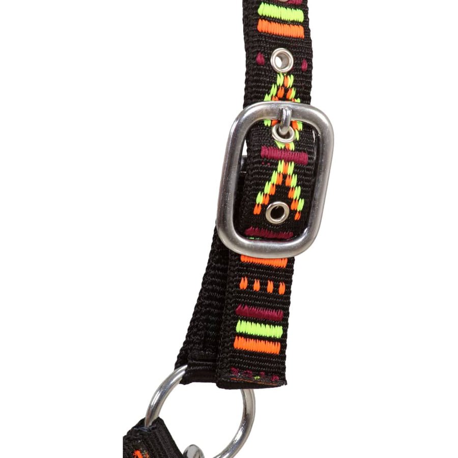 Head Collars 2 pcs for Horse Nylon Size Pony Black
