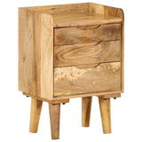 Bedside Cabinet Solid Mango Wood 40x30x59.5 cm