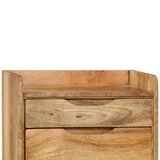 Bedside Cabinet Solid Mango Wood 40x30x59.5 cm