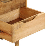 Bedside Cabinet Solid Mango Wood 40x30x59.5 Cm - Extra Image