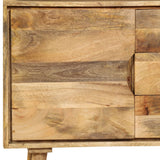 Sideboard Solid Mango Wood 90x30x69 cm - Extra Image