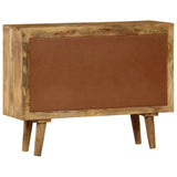 Sideboard Solid Mango Wood 90x30x69 cm - Rear View