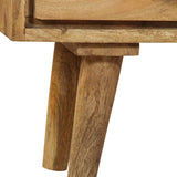 Sideboard Solid Mango Wood 90x30x69 cm - Low Angle