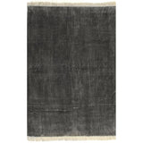 Kilim Rug Cotton 200x290 Cm Anthracite