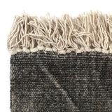 Kilim Rug Cotton 200x290 Cm Anthracite - Side View
