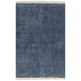 Kilim Rug Cotton 120x180 Cm Blue
