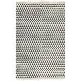 Kilim Rug Cotton 120x180 Cm With Pattern Black/white