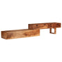 TV Cabinet Brown 200x30x35 cm Solid Wood Acacia