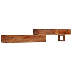 TV Cabinet Brown 200x30x35 cm Solid Wood Acacia