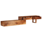 TV Cabinet Brown 200x30x35 cm Solid Wood Acacia