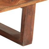 TV Cabinet Brown 200x30x35 cm Solid Wood Acacia - Extra Image