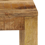Coffee Table 80x80x40 cm Solid Mango Wood - 45-Degree Angle
