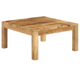 Coffee Table 80x80x40 cm Solid Mango Wood - Extra Image