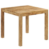 Dining Table Solid Mango Wood 82x80x76 Cm - Extra Image