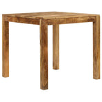 Dining Table Solid Mango Wood 82x80x76 cm