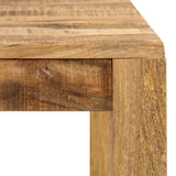 Dining Table Solid Mango Wood 82x80x76 Cm - 45-Degree Angle
