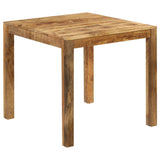 Dining Table Solid Mango Wood 82x80x76 Cm - Extra Image