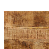 Dining Table Brown 60 x 120 x 76 cm Solid Mango Wood - Extra Image