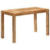 Dining Table Brown 60 x 120 x 76 cm Solid Mango Wood
